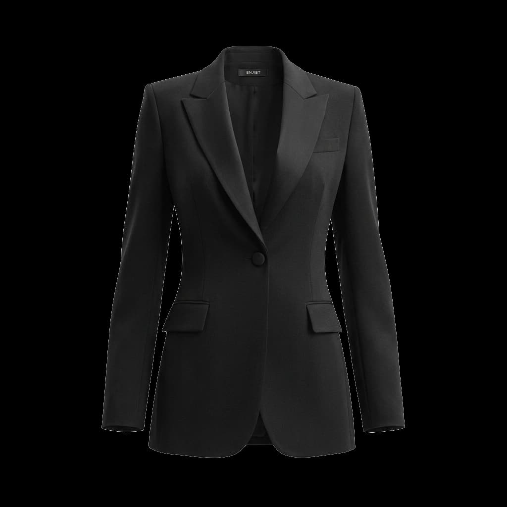 Costume Deux Pièces Laine Froide Cintrée