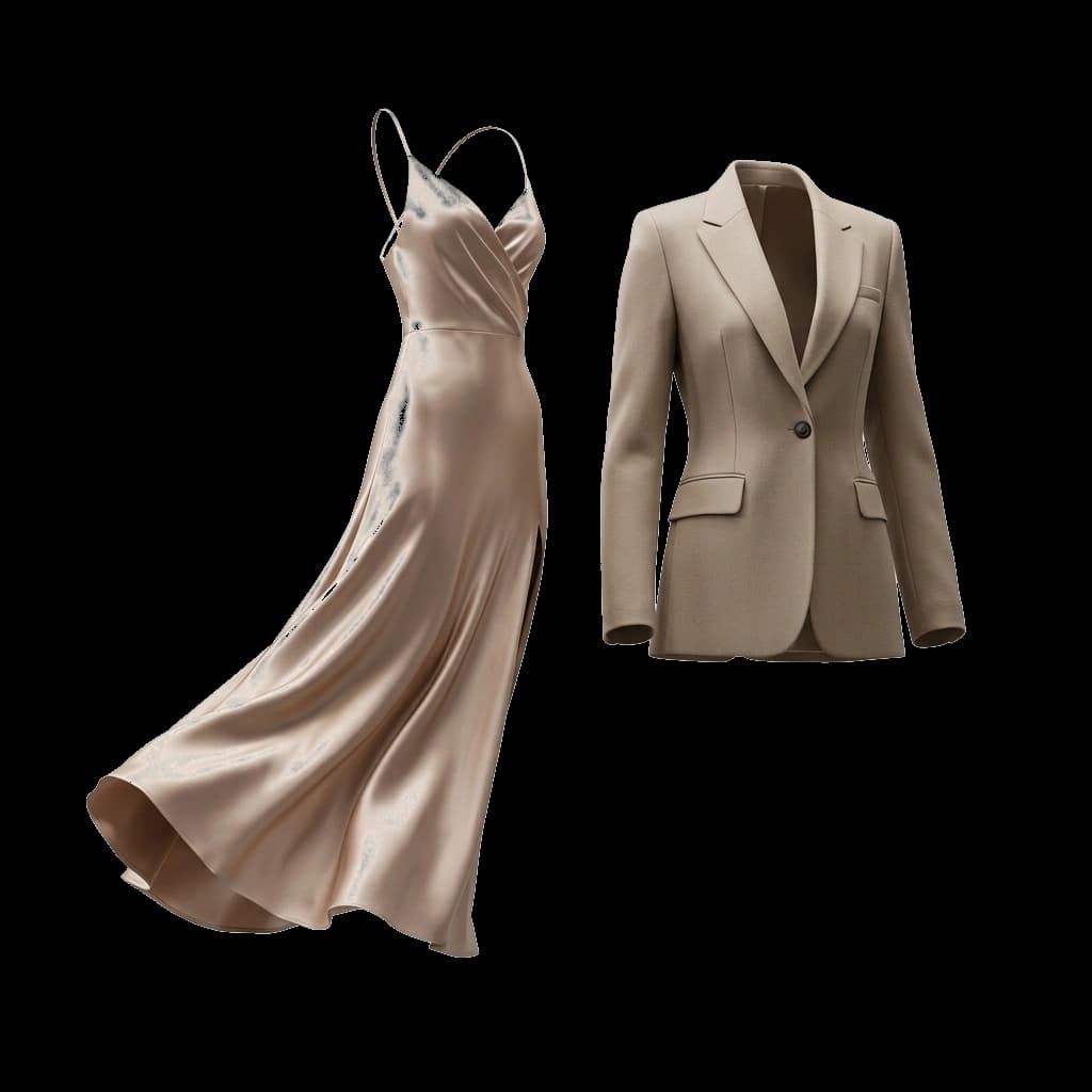 Robe de Cocktail Satinée Crépuscule